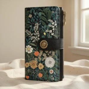 GIANCOMICS Wildflower Flower Womens Wallet