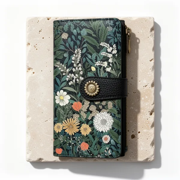 GIANCOMICS Wildflower Flower Womens Wallet