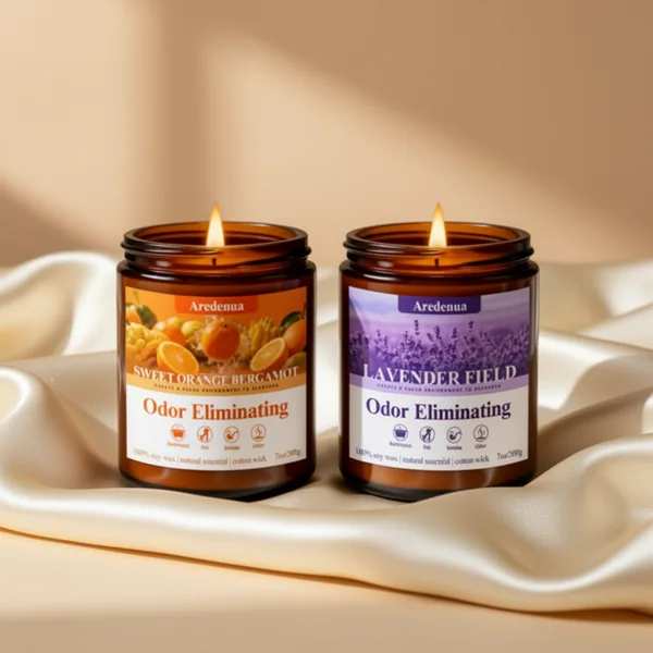 Odor Eliminating Candles, 28 oz, 4-Pack