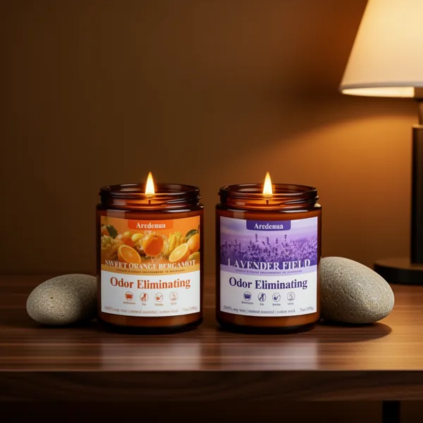 Odor Eliminating Candles, 28 oz, 4-Pack