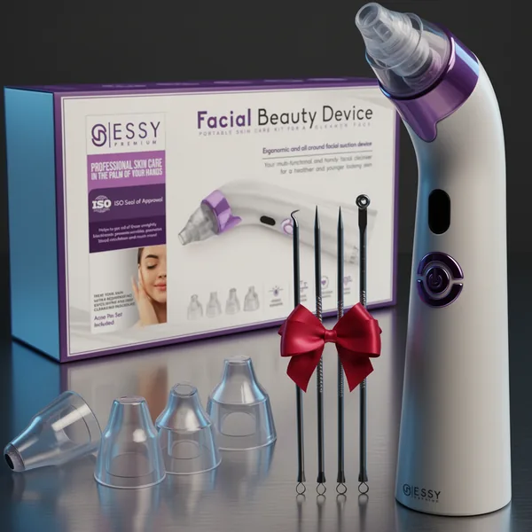 Essy Blackhead Remover Facial Cleanser, Purple