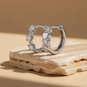 LOLIAS Flat Back Earrings for Girls