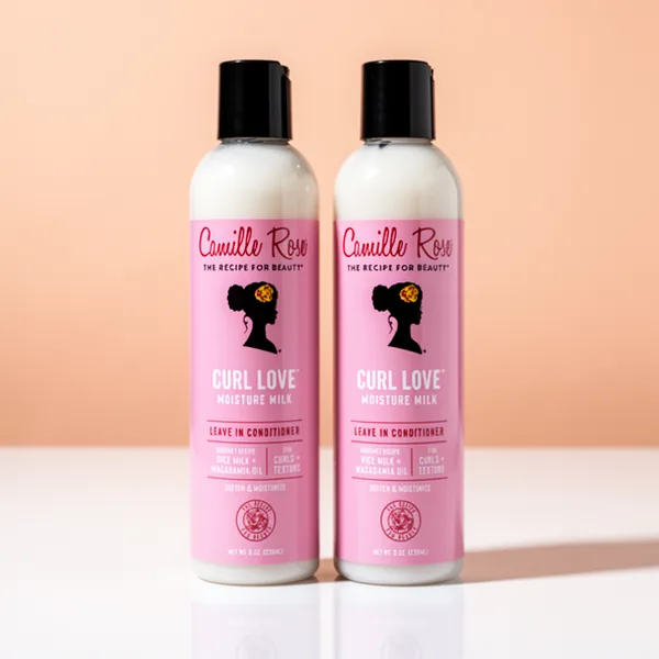 Camille Rose Curl Love Moisture Milk Leave-in Conditioner, 8 oz, 2-Pack