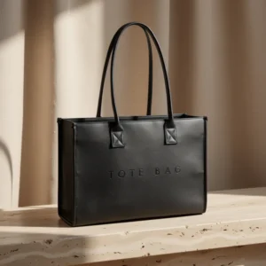 KALIDI Oversize PU Leather Tote Bag