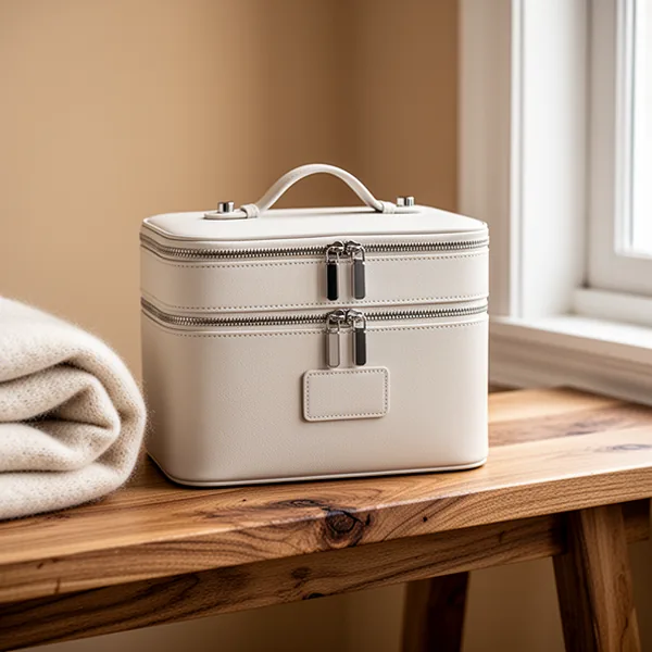 Makeup Case Large Capacity Leather Makeup Bag
