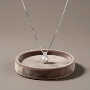 WFYOU Silver-Tone Gold-Tone Pearl Necklaces for Women