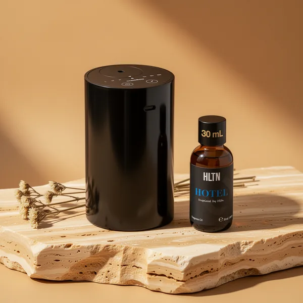 ANZ Waterless Essential Oil Diffuser Starter, Black