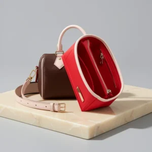 Purse Organizer Insert Compatible, Red