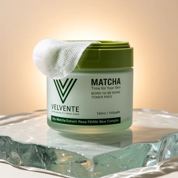Matcha PDRN Korean Toner Pads