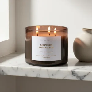 Midnight Oak Balsam 3-Wick Scented Candle, 15.8 oz