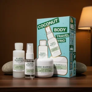 Mario Badescu Travel Trio Coconut Body Wash Body Butter & Body Oil