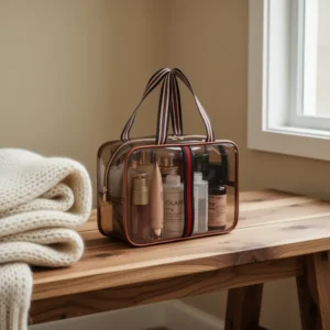 Anis; Kebbr Retro Clear Makeup Bag