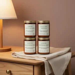 Scented Candles, 28 oz, 4-Pack