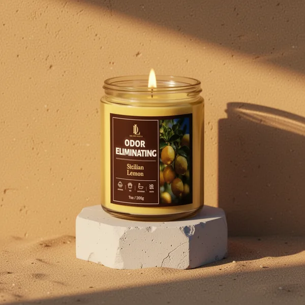 Odor Eliminating Highly Fragranced Candle, 4-Pack