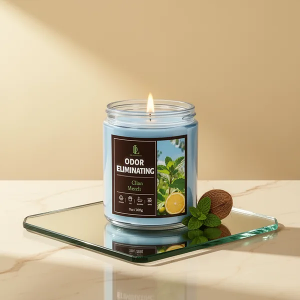 Odor Eliminating Highly Fragranced Candle, 4-Pack