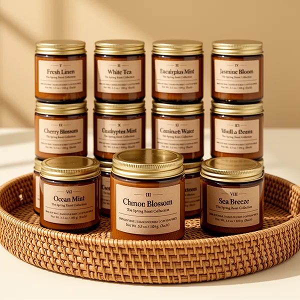 Summer Scented Candles, 3.5 oz, 12-Pack