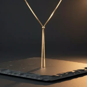 Gold-Tone Long Y Necklace for Women