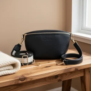 Leather RFID Anti Theft Sling Bag for Women