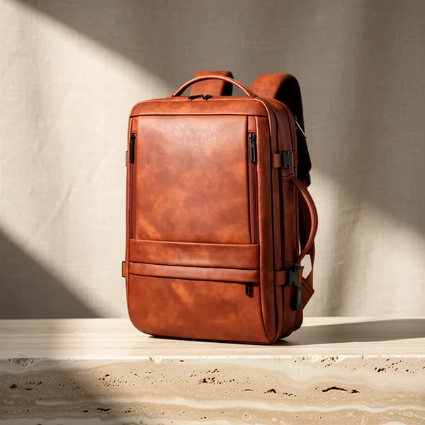 Travel Backpack, Brown
