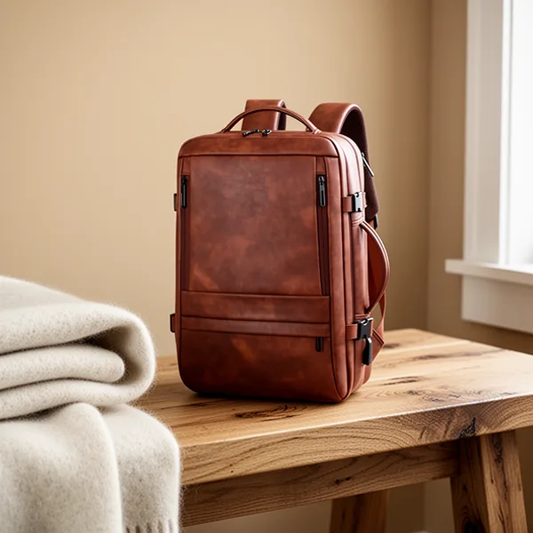 Travel Backpack, Brown