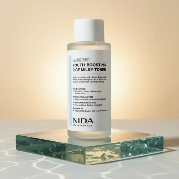 NIDA Youth-Boosting Rice Milky Toner, 5.07 fl oz