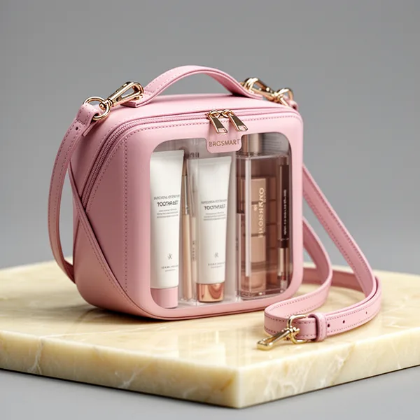 BAGSMART Makeup Bag, Pink