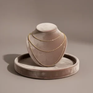 Yoosteel Layered 14k-Gold-Plated Necklace for Women