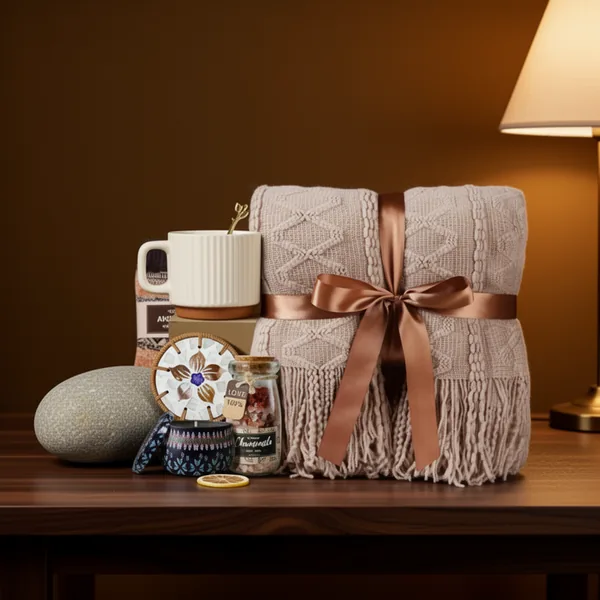 Boho Spa Gift Basket for Women