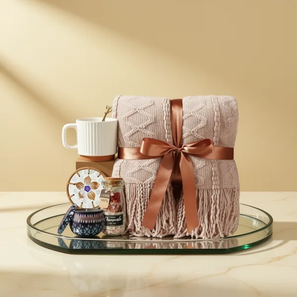 Boho Spa Gift Basket for Women
