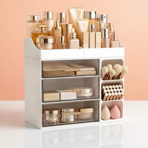 HBlife Makeup Organizer Countertop, White