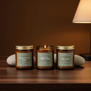 Clean Botanicals Scented Candles for Women, 6-Pack