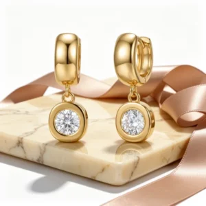 NIXMAX Trendy Gold-Tone Dangle Earrings for Women
