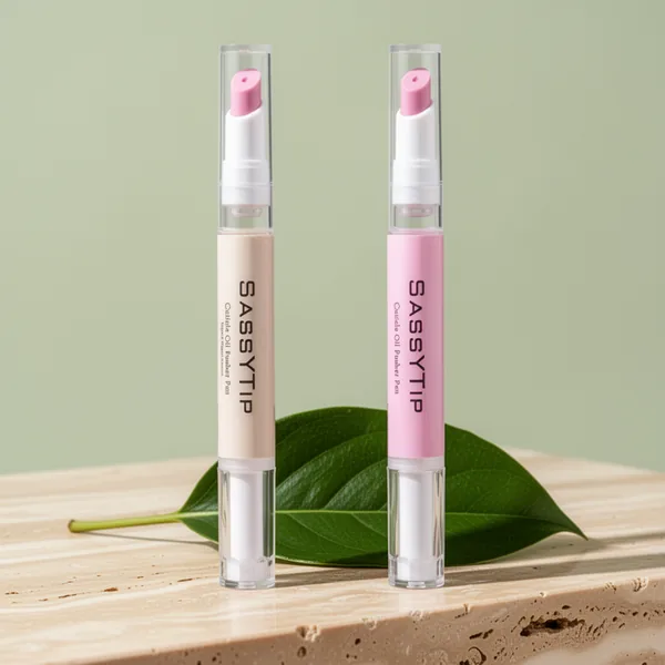 Cuticle Pusher Oil Pen Ceramic Tip 2-in-1 Cuticle Remover