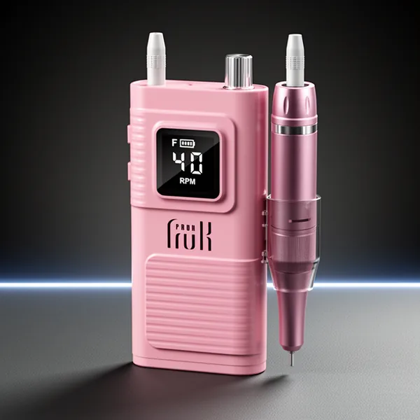 Pruk Professional Electric Nail Drill, Pink
