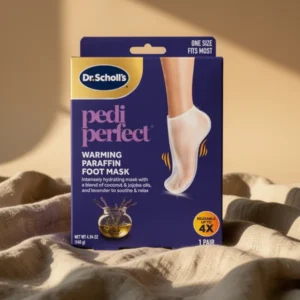 Dr. Scholl's Pedi Perfect Warming Paraffin Wax for Feet Foot Mask