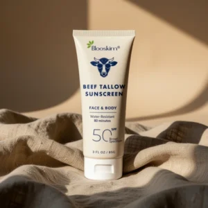 Blooskim Beef Tallow Sunscreen SPF, 3 oz