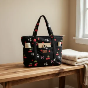 Miss Adola Large Aesthetic Corduroy Tote Bag for Women