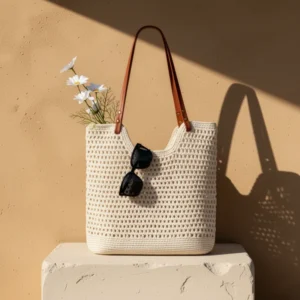Sightor Crochet Beach Bag