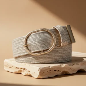Braided Straw Belts for Women