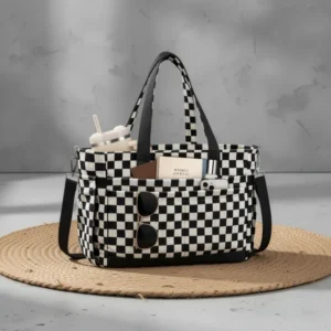 FIORETTO Corduroy Laptop Tote
