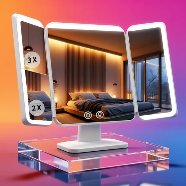 SIMETRA 15.6'' Rechargeable Makeup Mirror