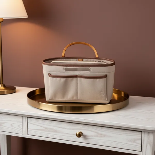 ZTUJO Purse Organizer Insert, Beige