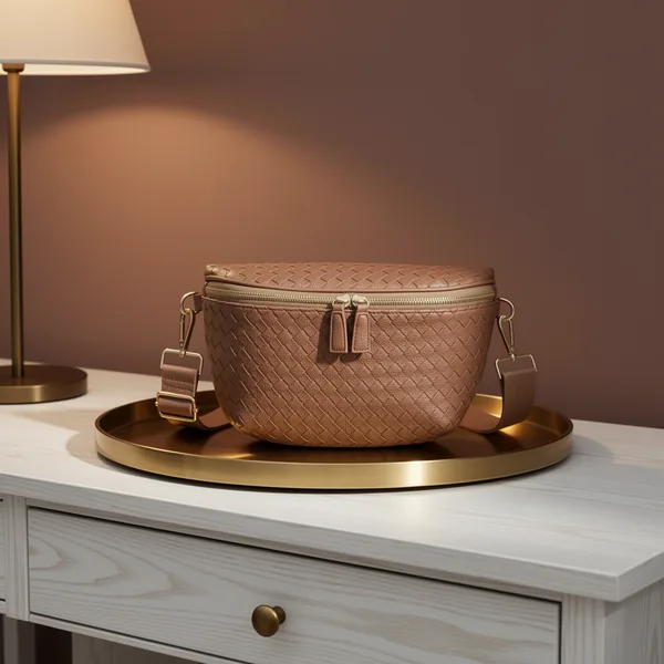 KALIDI Woven Crossbody Bag for Women