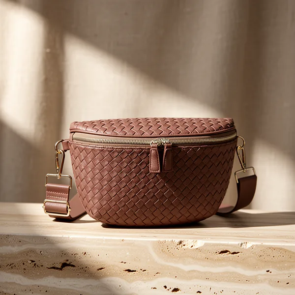 KALIDI Woven Crossbody Bag for Women