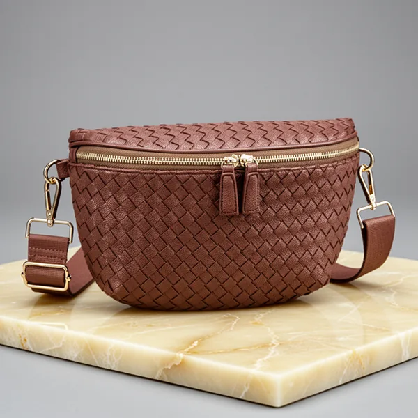 KALIDI Woven Crossbody Bag for Women