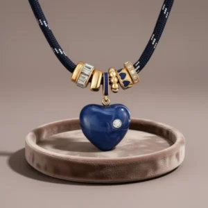 Paracord Rope Necklace with Pendant for Women