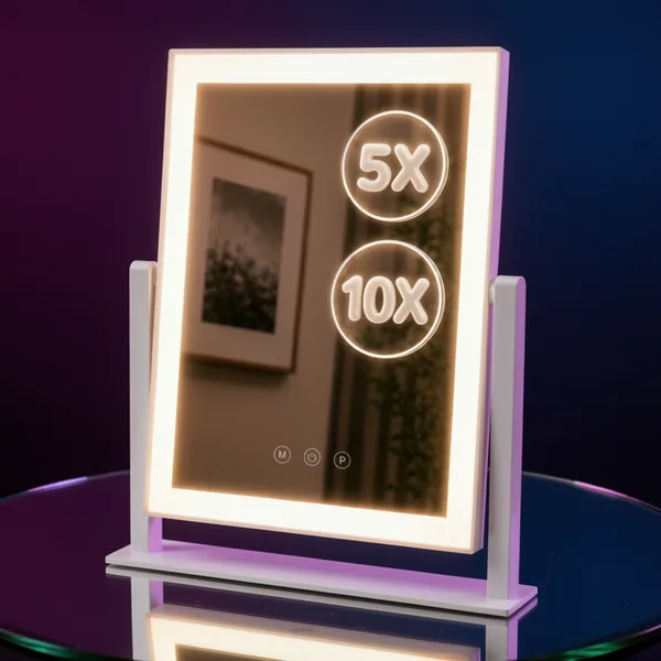DECADENCE 17.3 X 13 in Lighted Makeup Mirror