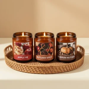 Fall Scented Candles, 42 oz, 6 Pieces