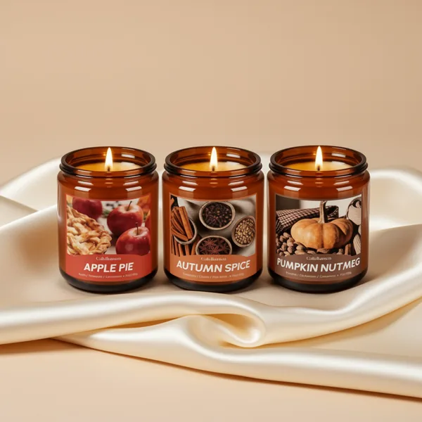 Fall Scented Candles, 42 oz, 6 Pieces