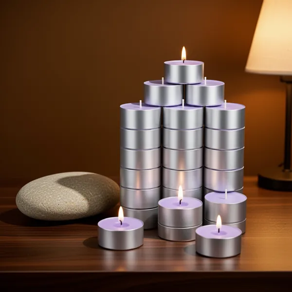 Lavender Scented Tealight Candles, 100-Pack